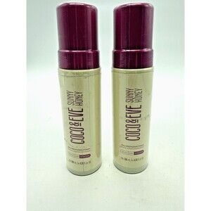 Lot of 2 COCO & EVE Sunny Honey Bali Bronzing Foam Ultra Dark 6.7oz Tan Tanning